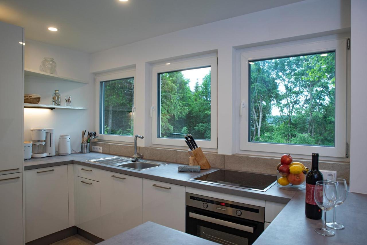 Moderne Wohnung Im Gruenen Mit Privatem Garten โดเนาเอชิงเงน ภายนอก รูปภาพ